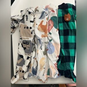 Carters Fleece Footed Pajamas - 4-pack